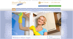 Desktop Screenshot of mumsangelscleaning.com.au